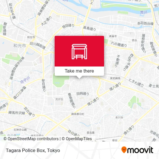 Tagara Police Box map