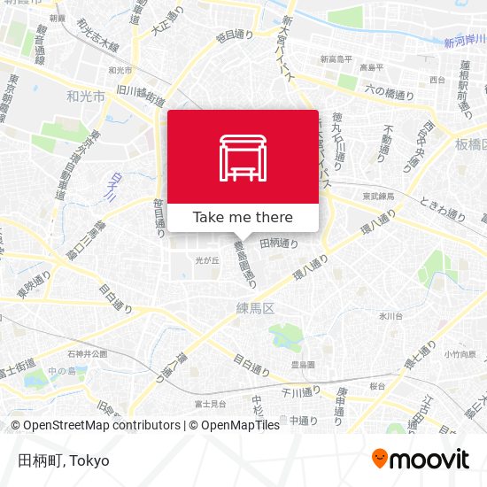田柄町 map