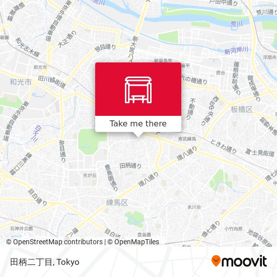 田柄二丁目 map