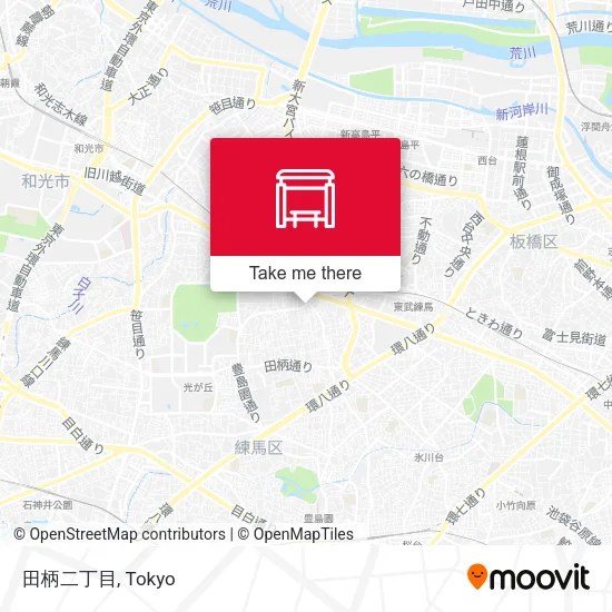田柄二丁目 map