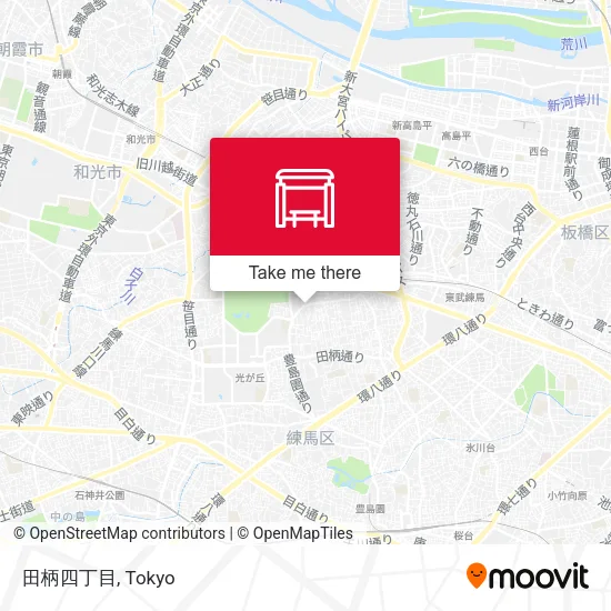 田柄四丁目 map