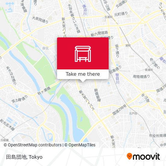 田島団地 map