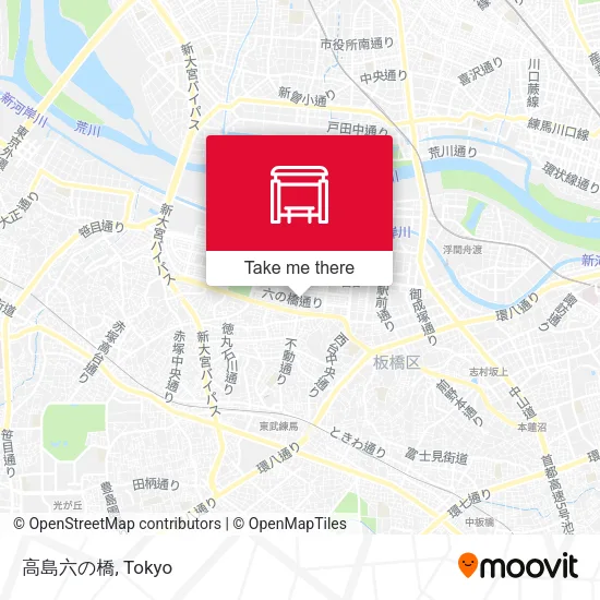 Takashima 6th Bridge map