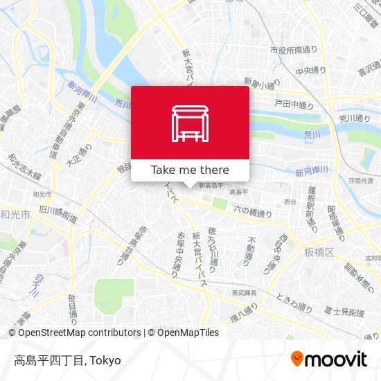 高島平四丁目 map