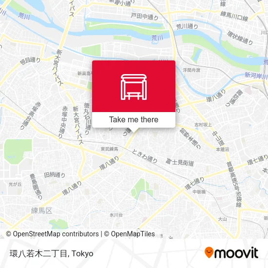 環八若木二丁目 map