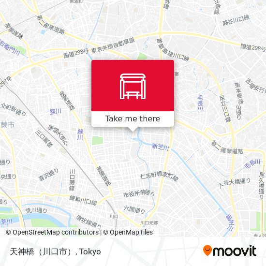 天神橋（川口市） map