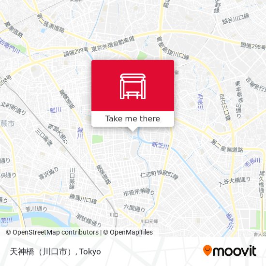 天神橋（川口市） map