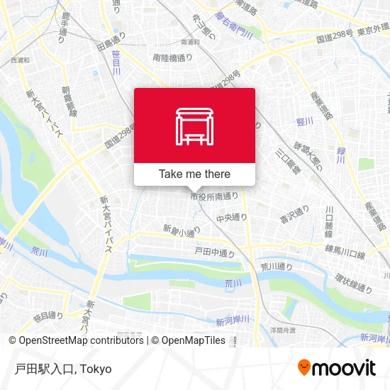 戸田駅入口 map