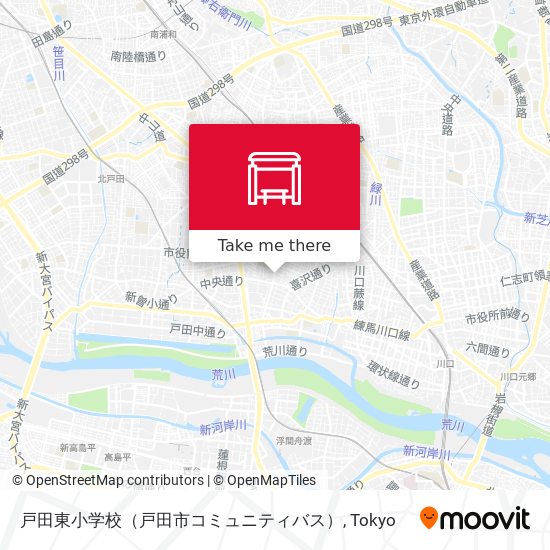 戸田東小学校（戸田市コミュニティバス） map