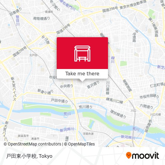 戸田東小学校 map