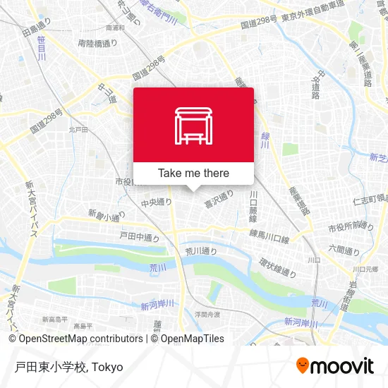 戸田東小学校 map