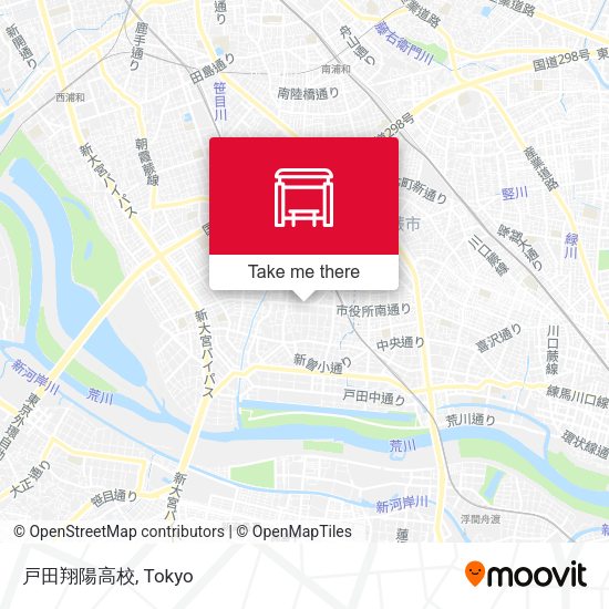 戸田翔陽高校 map