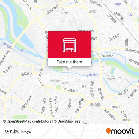 徳丸橋 map