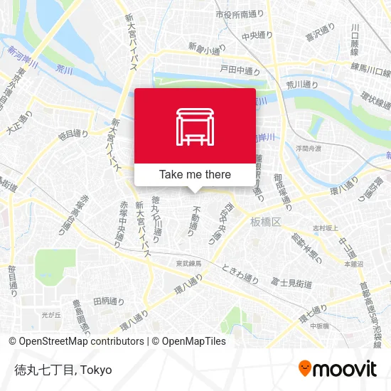 徳丸七丁目 map