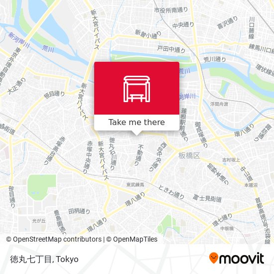 徳丸七丁目 map