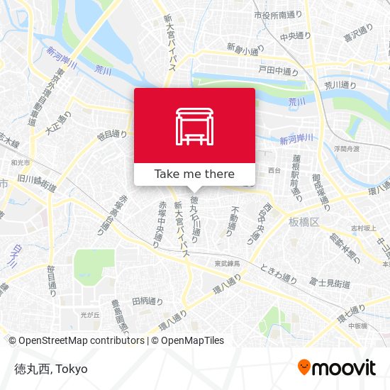 徳丸西 map