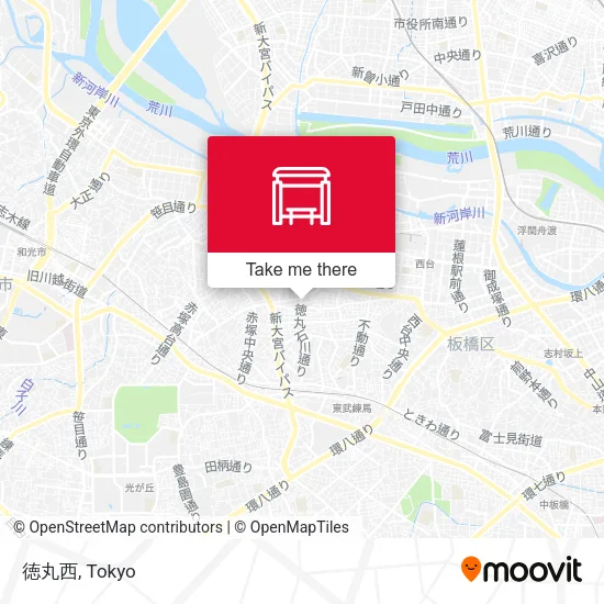 徳丸西 map