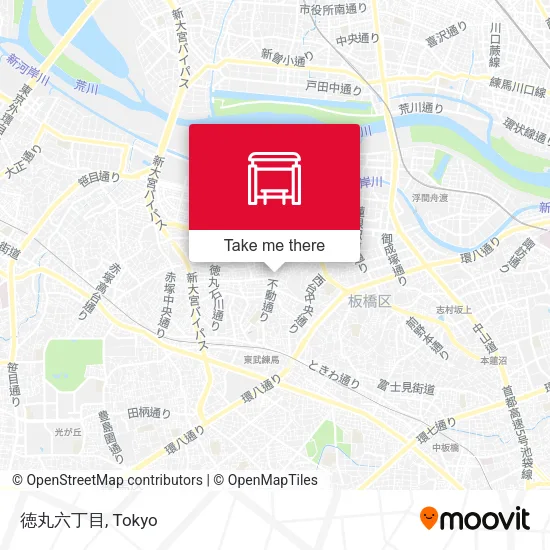 徳丸六丁目 map