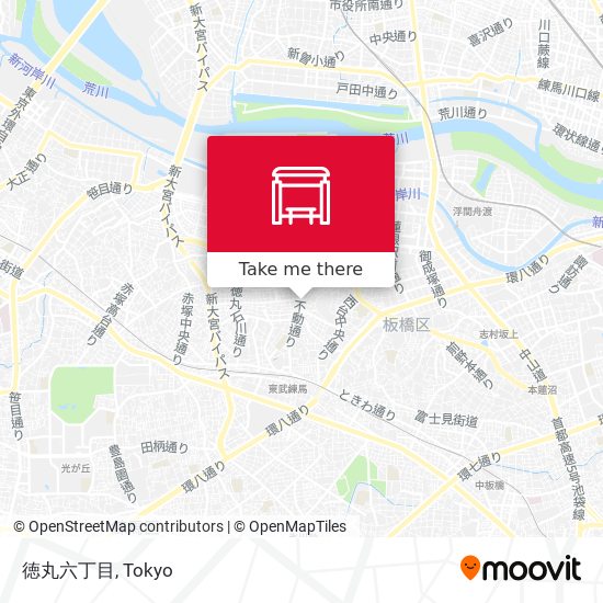 徳丸六丁目 map