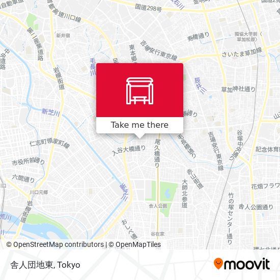 舎人団地東 map