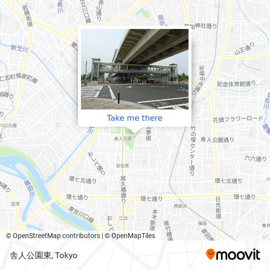 舎人公園東 map