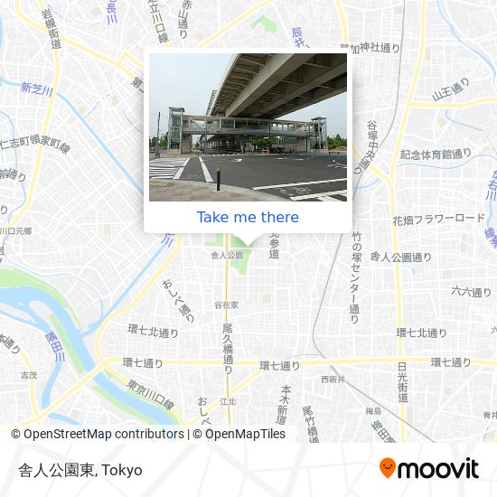 舎人公園東 map