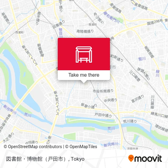 図書館・博物館（戸田市） map