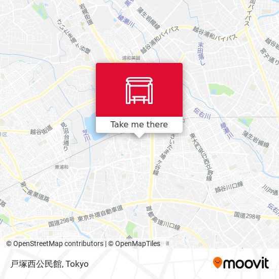 戸塚西公民館 map