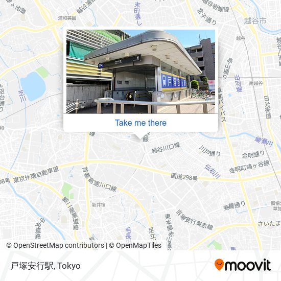 戸塚安行駅 map