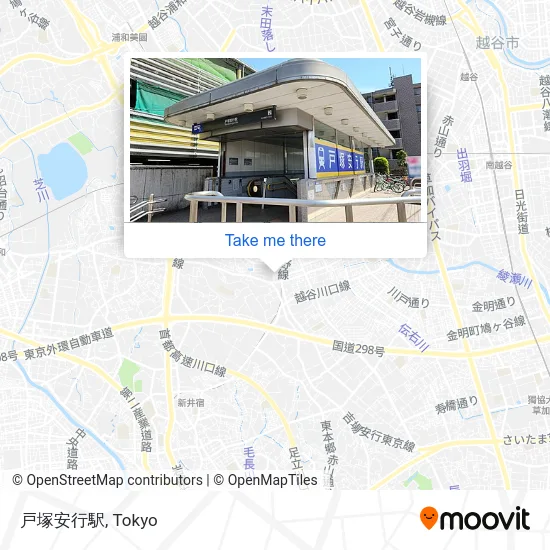 Totsuka-Angyō Station map