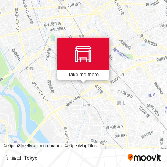 辻島田 map