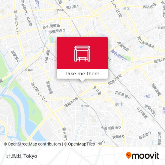 辻島田 map