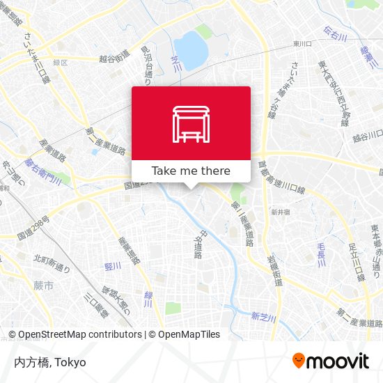 内方橋 map