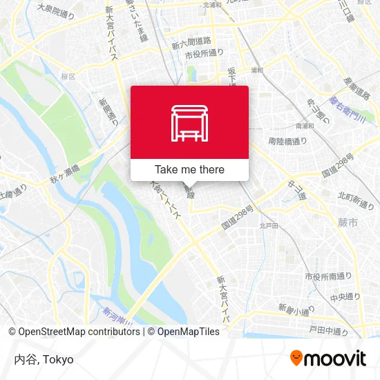 内谷 map