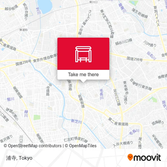 浦寺 map