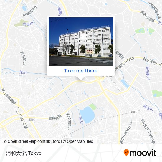 浦和大学 map