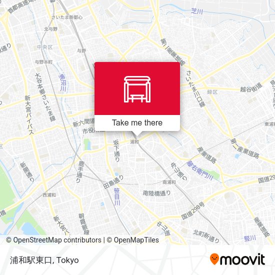 浦和駅東口 map