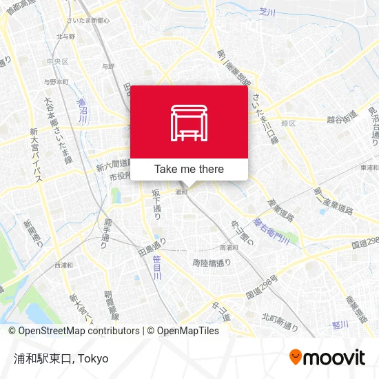 浦和駅東口 map