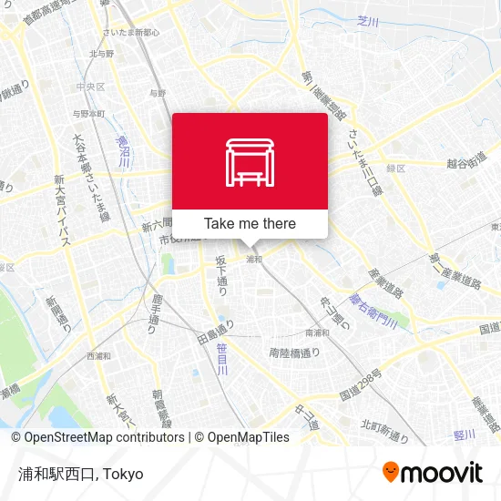 浦和駅西口 map