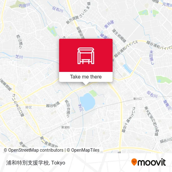 浦和特別支援学校 map