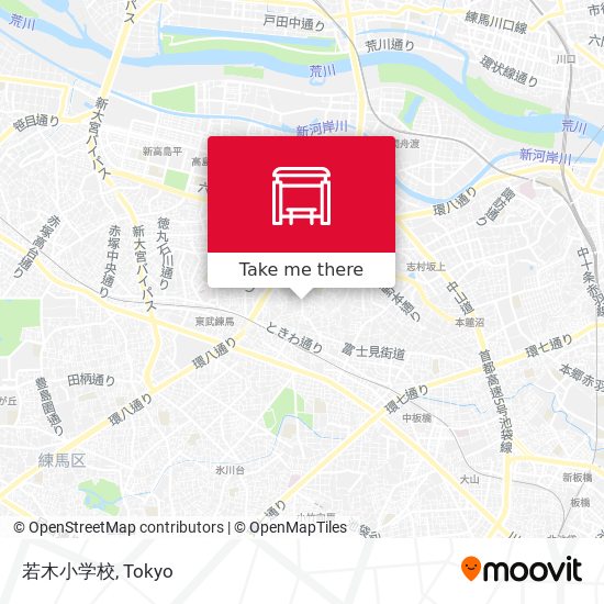若木小学校 map