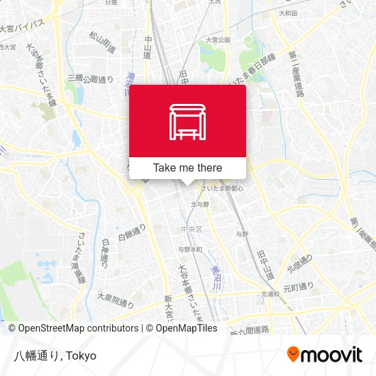 八幡通り map