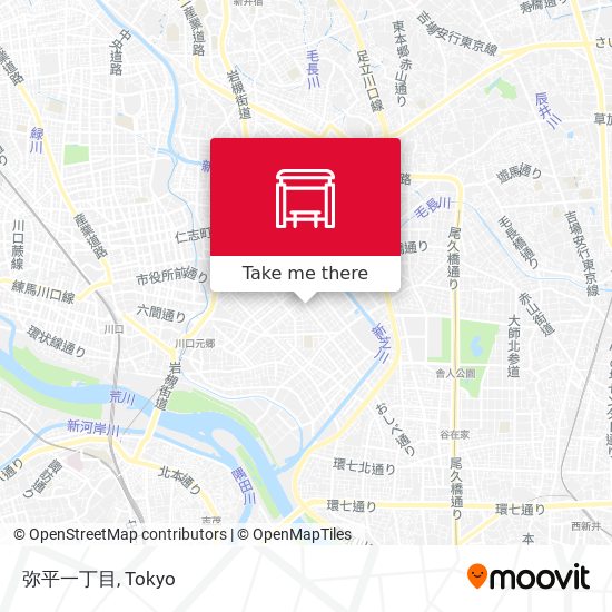 弥平一丁目 map
