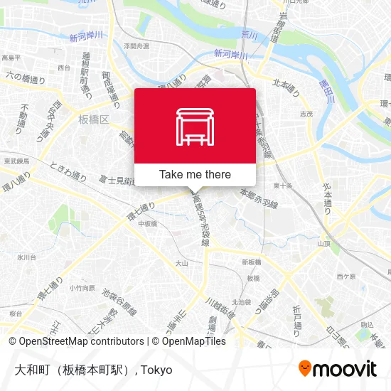 大和町（板橋本町駅） map