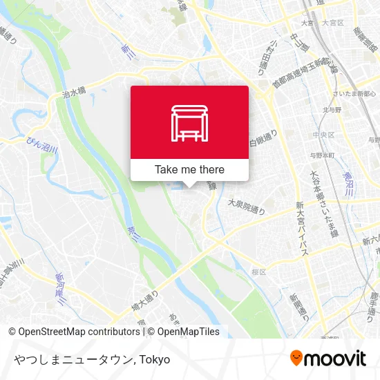 Yatsushima New Town map