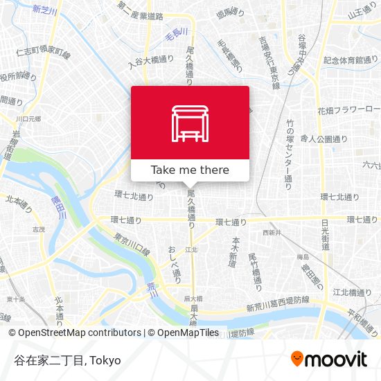 谷在家二丁目 map