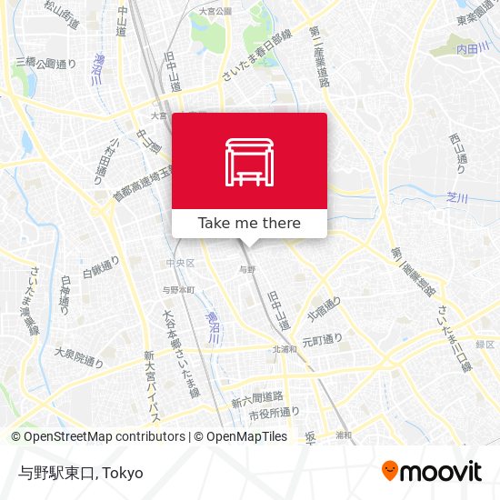 与野駅東口 map