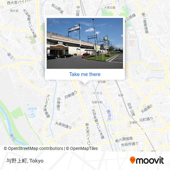 与野上町 map