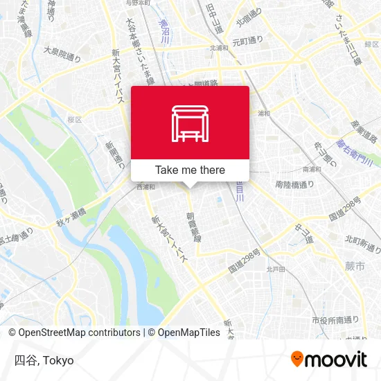 四谷 map