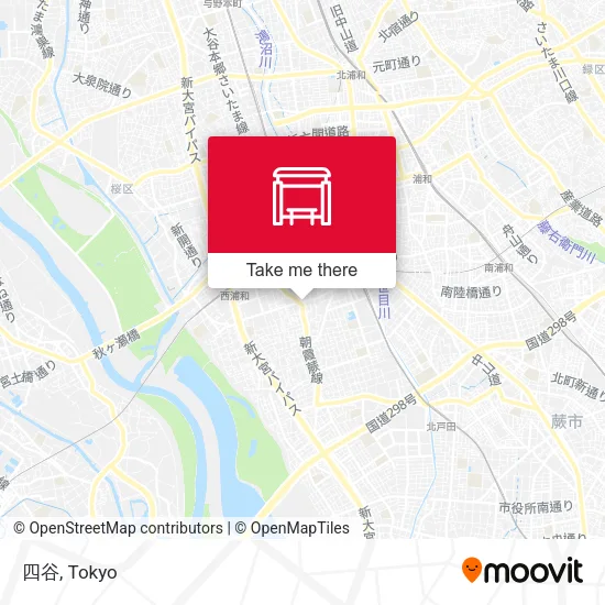 四谷 map